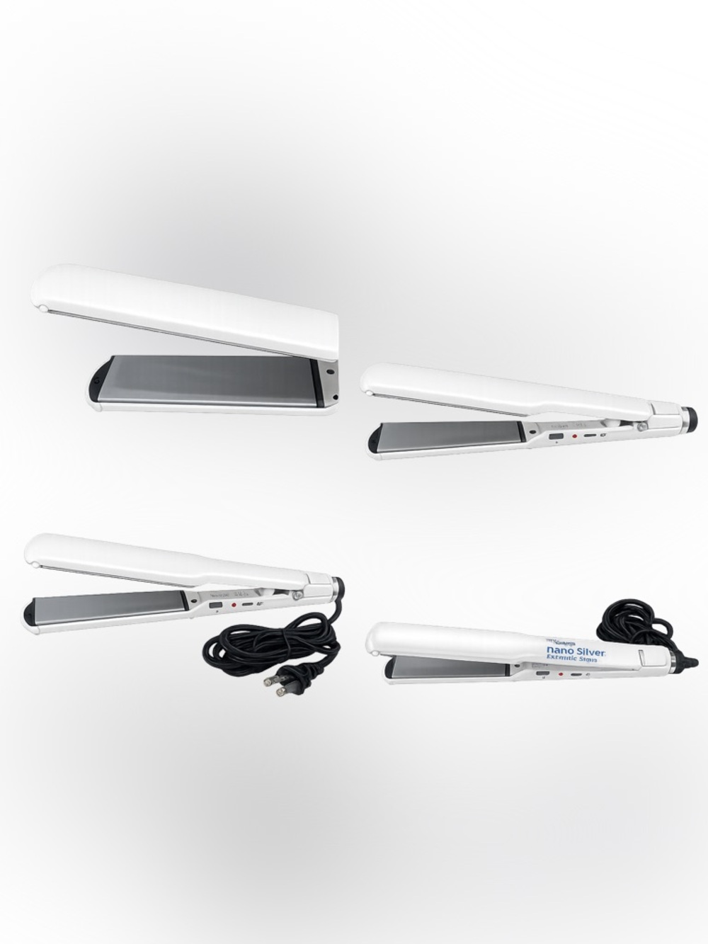 ConairPRO Nano Silver Ceramic Wide Plate Flat Iron – Prof.  Hair Straightener